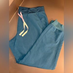 Figs Joggers Caribbean Blue. Women’s size large.